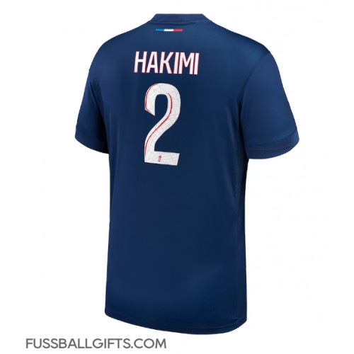 Paris Saint-Germain Achraf Hakimi #2 Fußballbekleidung Heimtrikot 2024-25 Kurzarm